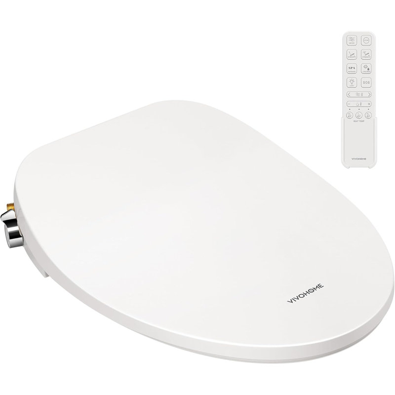 Siège de toilette intelligent chauffé avec télécommande