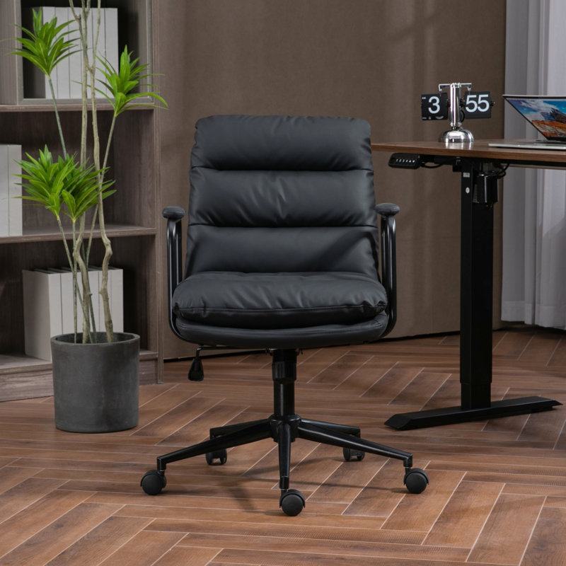 Fauteuil de bureau ergonomique en cuir Pu