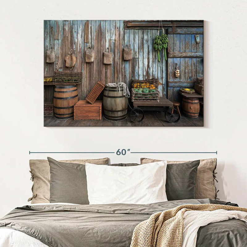 Lilie Rustic Fruit Stands, 34" H x 51" W