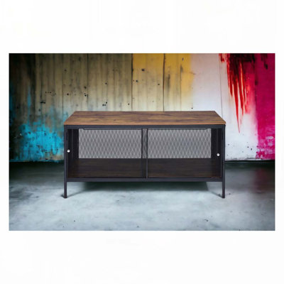 Wood Top Coffee Table with 4 Legs