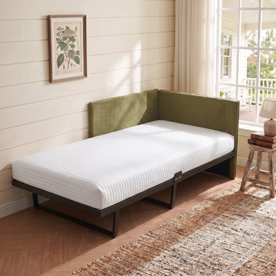Abdiqani Twin Corduroy Upholstered Daybed