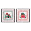 Ensemble de 2 impressions Evergreen Holiday Home-588307160-588307167