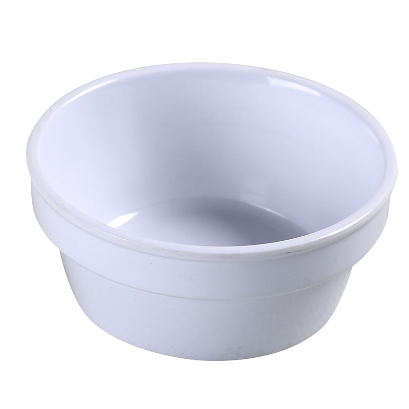 Desserte en mélamine Nessico, Blanc, H 1,25 po x l 3,375 po x P 3,375 po