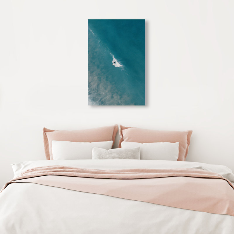 Aquamarine Breath Print by Oliver Gal, 15"H x 10"W, Gallery Wrapped