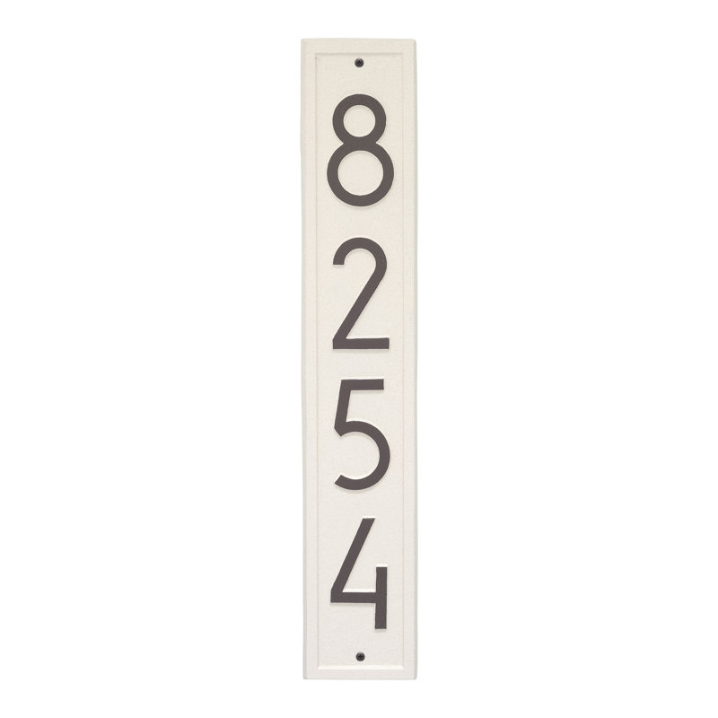 Vertical Modern Personalized Wall Mount, Coastal Clay, Yes