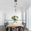 Stacyann 3 - Light Dimmable Round Crystal Chandelier with Crystal Lampshade, Dining Room Light Fixture Over Table with Adjustable Height-2137112429