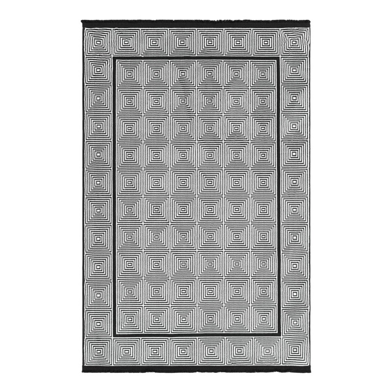 Lucerito Geometric Indoor Rug, Rectangle 4'1" x 6'1"