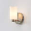 Éclairage pour meuble-lavabo à 1 lumière en nickel brossé 1 lumière Dungannon avec abat-jour en verre côtelé Opal-1108704695-1108704697