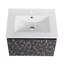Meuble-lavabo mural flottant Chris de 24 po