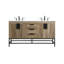 Ensemble de meuble-lavabo double 60 po Eugene-323889358