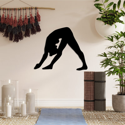 Stylish Decorative Metal Wall Accessory, Black Finish, 21.7 x 17.7 inches | 100% Metal Construction, Thickness: 0.06 inches | Perfect for Home Decor, Living Room & Office | Durable and Modern Design