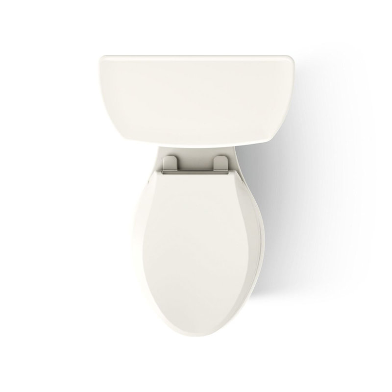 Highline 1.6 GPF Elongated Two-Piece Toilet (Seat Not Included), Biscuit, Left-Hand