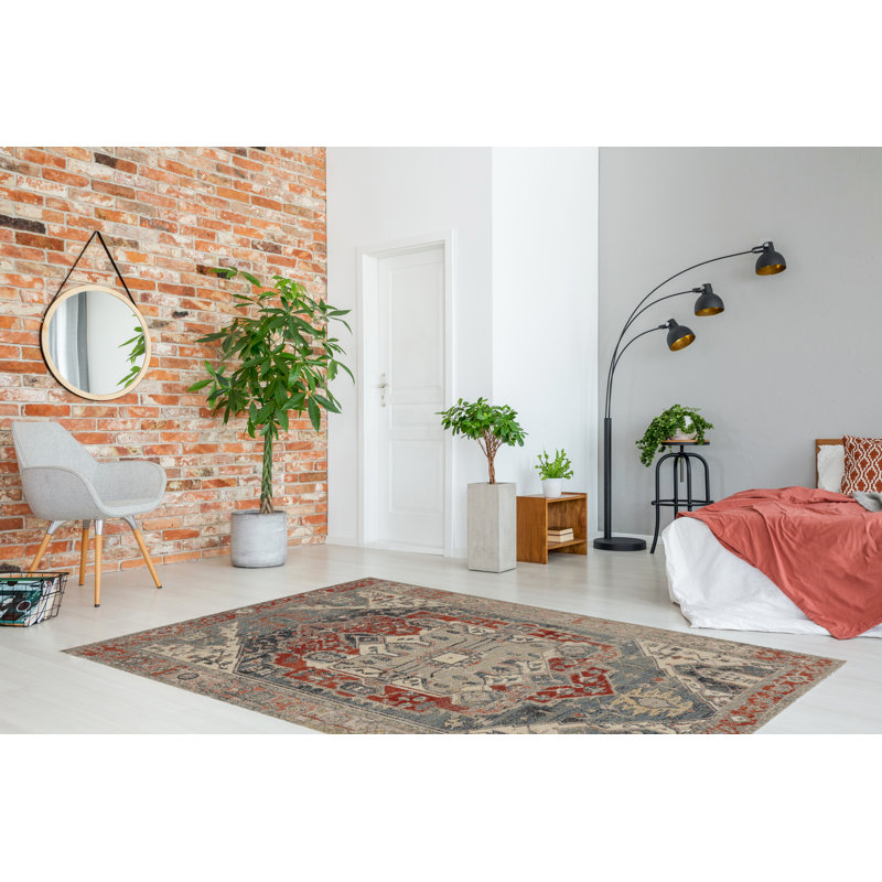 Ambrah Oriental Indoor Rug, Rectangle 5' x 7'6"