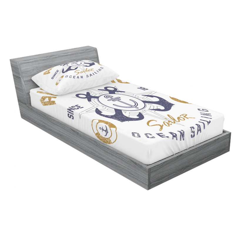 Microfiber Sheet Set, Twin XL Sheet Set with Fitted Sheet