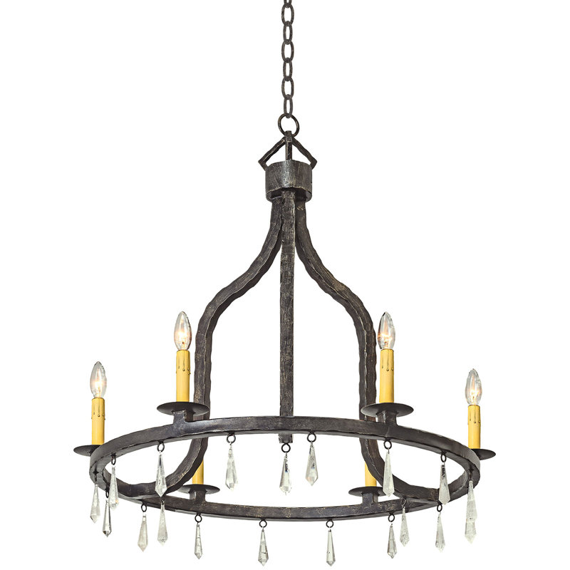 Aries 6 - Light Chandelier, Antique Old World