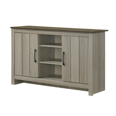 Console Table, Buffet Table, Sideboard With Shelves And Cabinet Doors by Gracie Oaks