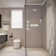 Wall Mounted Rain Shower Head With Handheld,body Jets And Valve,all Functions Simultaneous Use