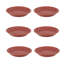Gemstone Coral Stoneware Pasta Dish