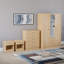 Tayce 4 Piece Bedroom Set (1 Drawer Bedside Chest X2, 5 Drawer Chest, 3 Door 2 Drawer Mirrored Wardrobe)-1585686386