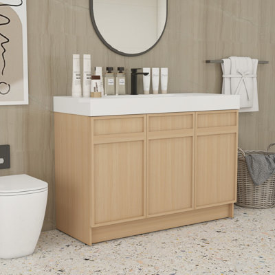 Meuble-lavabo 48 po avec lavabo en résine