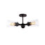 Cahya Farmhouse Industrial Iron Cylinder DEL Semi-encastré-467819859