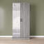 Armoire 2 portes Neiman, porte à miroir-1908782561