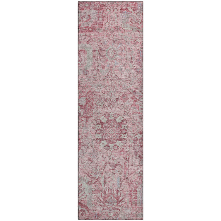 Premium Machine Washable Wayne AMF1102 Damask Rug