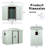 Metal Foundation Storage Shed, - Galvanized Iron Frame, Window, Punched Vents For Enhanced Air Circulation, Sliding Doors & Padlock Simple Assembly Steps Outdoor Shed With-115808148-115808146