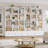 69" H x 47.2" W Tall Bookcase with 3 Drawers, 5-Tier Modern Bookshelf with 13.6" Extra-High Shelves, Large Display Shelf with 12 Open Cubes for Living Room Home Office, White Bookcase-1719266803