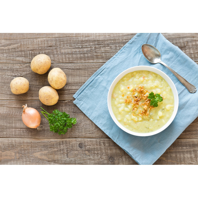 Potato Soup by MelanieMaier - Wrapped Canvas Print, 30cm H x 46cm W x 3.8cm D