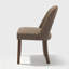 Chaises de salle à manger rembourrées en tissu moderne avec dossier haut incurvé et pieds en bois massif-1696384125-1703735408