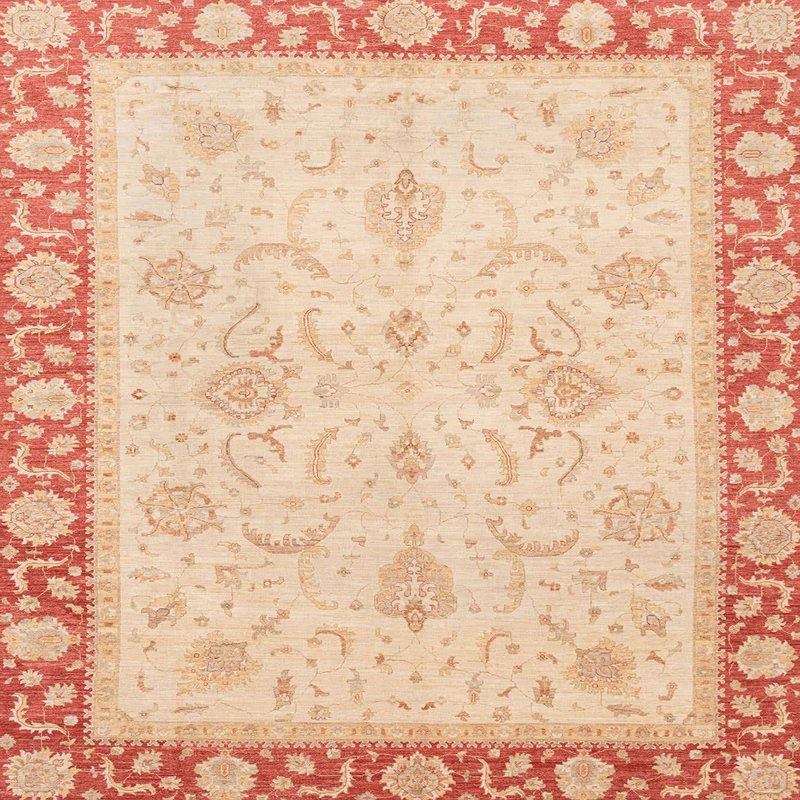 Tapis abstrait moderne 3662, Carré 7 pi