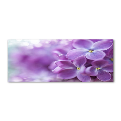 Lilac Flowers - Wrapped Canvas Print