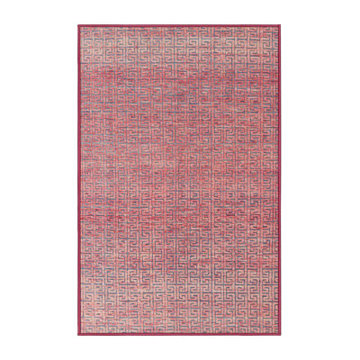 Tapis décoratif multicolore à motif abstrait