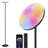 Smart RGB Floor Lamps For Living Room, 32W Bright LED Floor Lamp With APP And Remote Control, Tall Standing Lamp With Stepless Dimmable, Modern Corner Lamp For Bedroom, Gaming Room