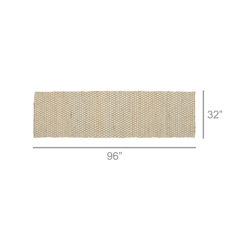 Sohib Cotton Indoor Rug, Runner 2'8" x 8'