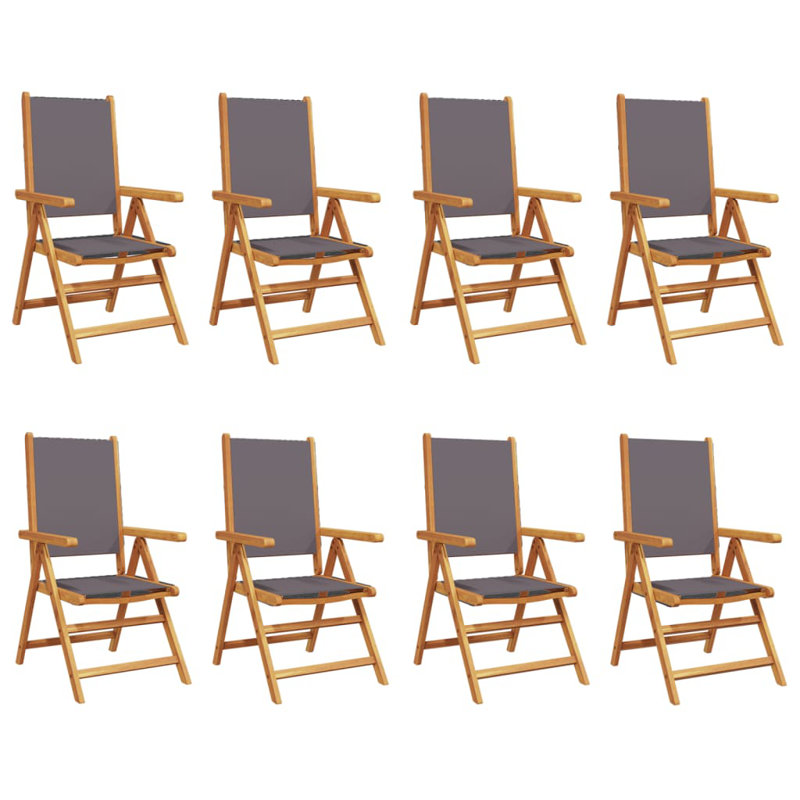 Troyes Patio Dining Accent Chair, Anthracite