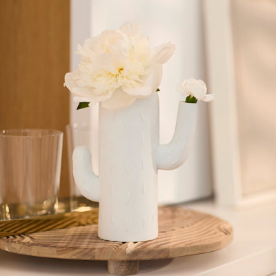 Porcelain Cactus Vase - Cluster