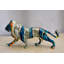 Statue de lion itinérant multicolore Doraline 19 po x 5 po x H 9 po