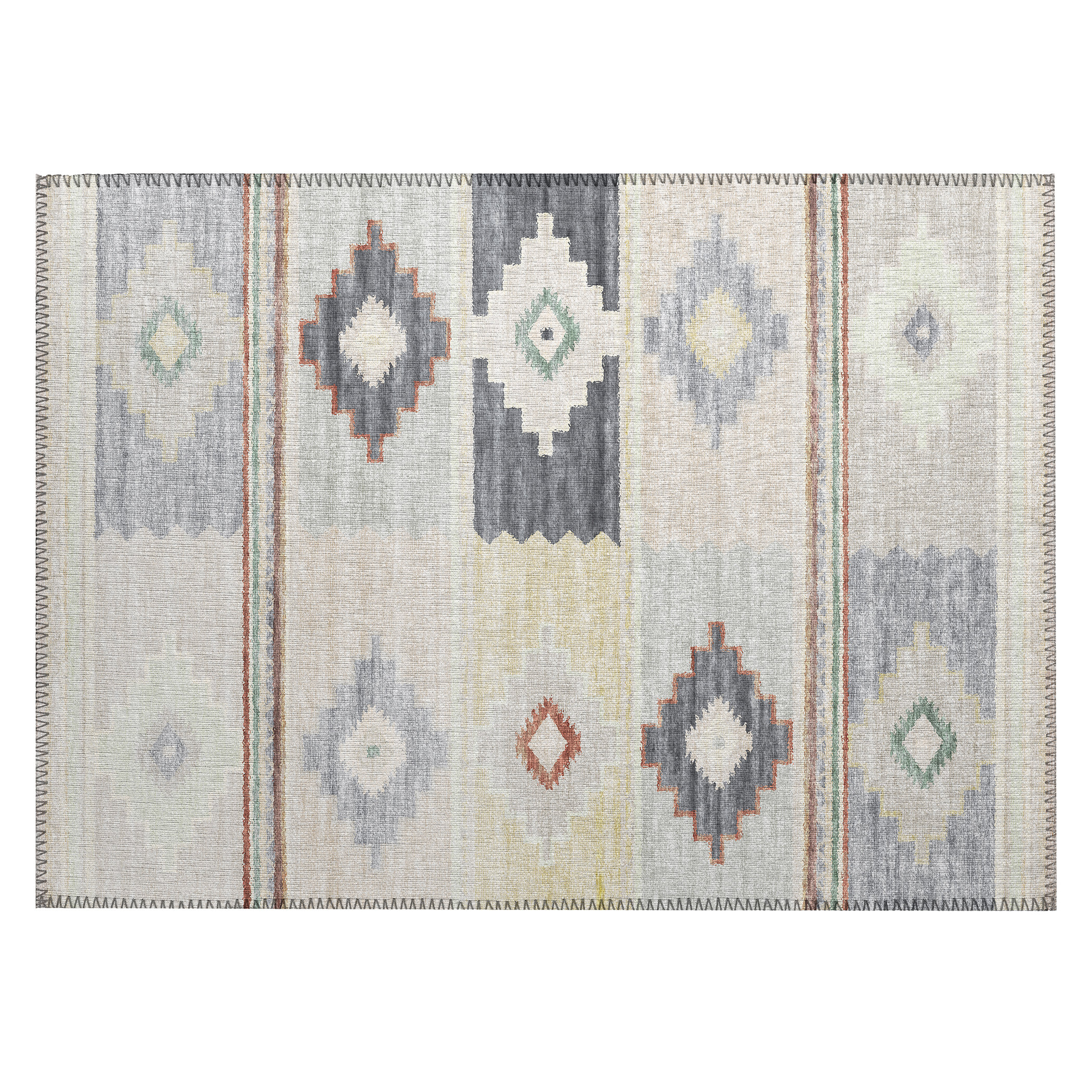 Union Rustic Jesseca Ivory Indoor/Outdoor Rug - Wayfair Canada