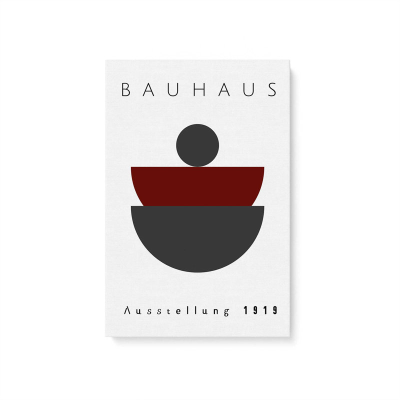 Impression sur toile Bauhaus, Toile tendue, H 30 po x l 20 po x P 1,25 po