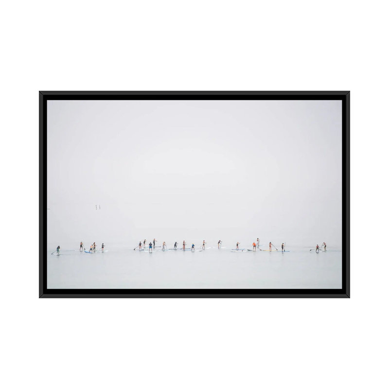 Floating Mirage by Joshua Raif - Floater Frame Painting on Canvas