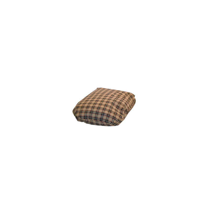 Classic Check Geometric Cotton Pet Bed, Size 1 (48 cm W x 63 cm D)