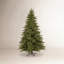 King Green Spruce Artificial Christmas Tree with LED Warm White Lights with Stand-772275876-801230205