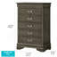Commode Louis Phillipe G3105-CH, gris-584807767