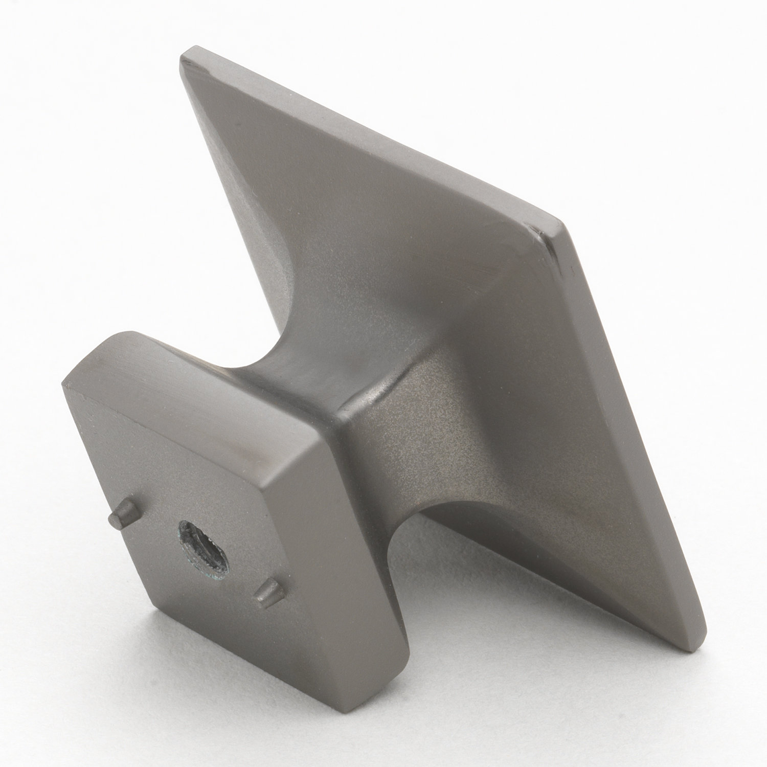 Square Cabinet Knob, Graphite