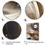 «Abstract Golden Infinity Circles III - Abstract Shapes», art mural-838585956-838585959