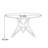 Nordic simple round dining table-436534183