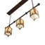 48" Long Cottage Mission 3 Light Island Pendant