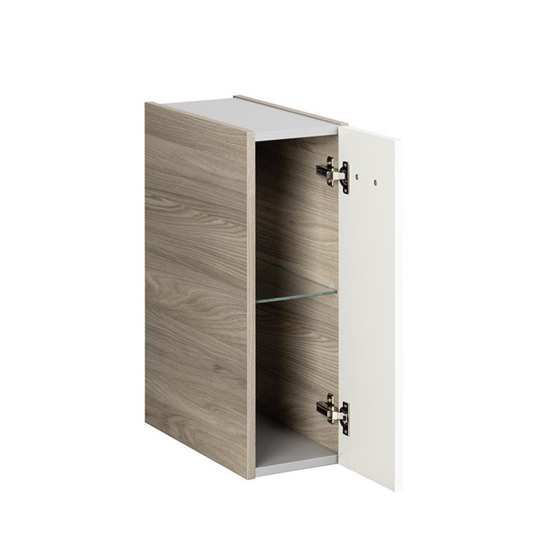 Luxor Bathroom Cabinet, Right, Brown/White